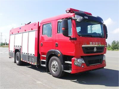 豪沃6噸水罐消防車(chē)